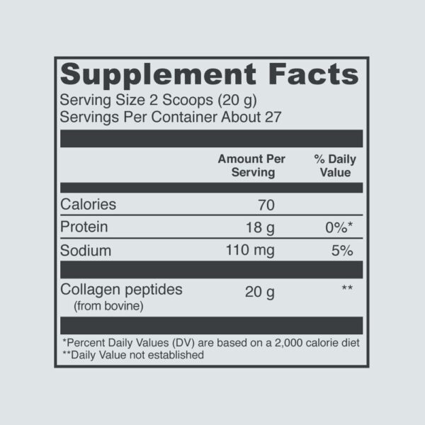 Unflavored Collagen Peptides - Image 3