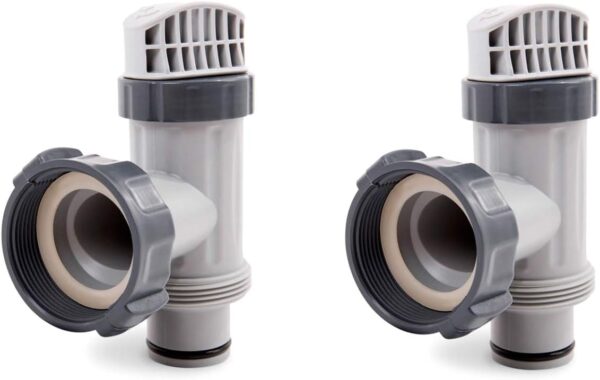 Above Ground Plunger Valves with Gaskets & Nuts Replacement Part (2 Pack)