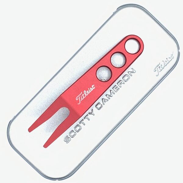 Divot Pivot Tool with Tin Box Red