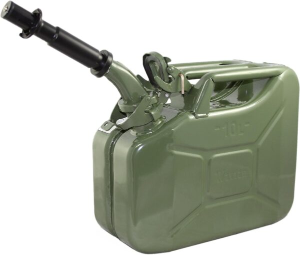 Jerry Fuel Can and Spout System Khaki (10 Litre)