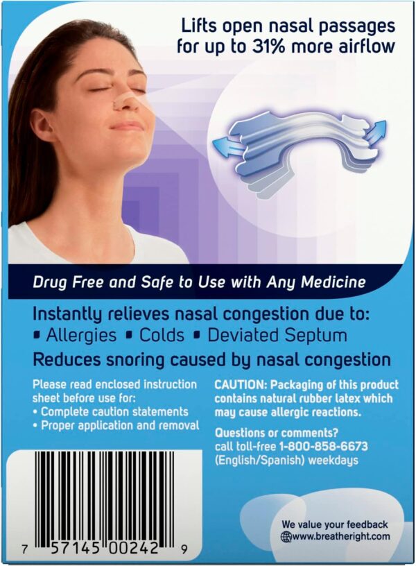 Breathe Right Nasal Strip - Image 2