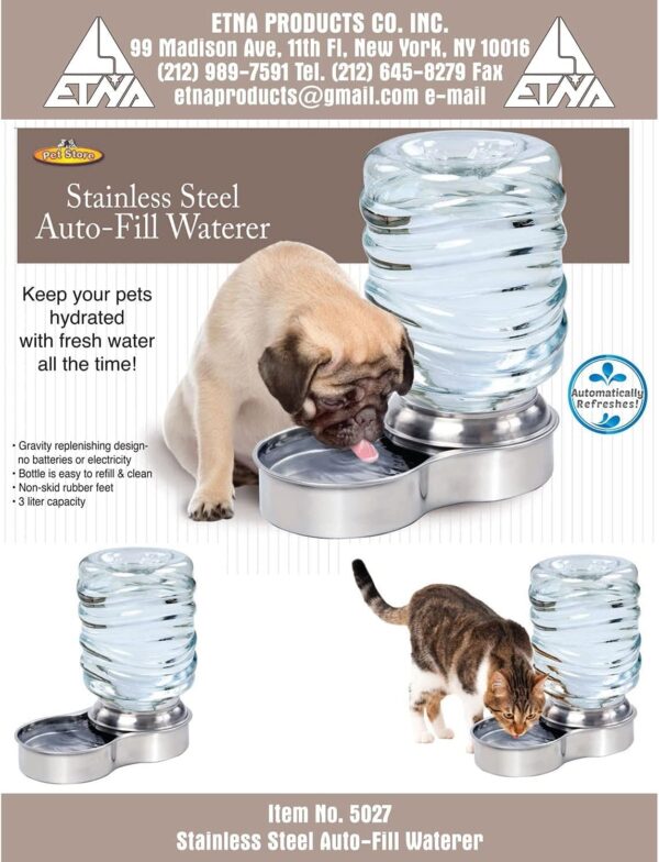 Stainless Pet Water Fountain Bowl - Image 7
