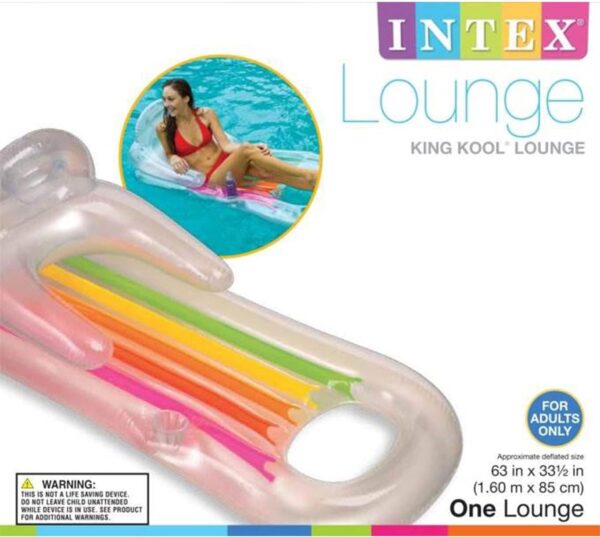 Lounge Swimming Pool Lounger with Headrest - Set of 2 (Pair) - Image 6