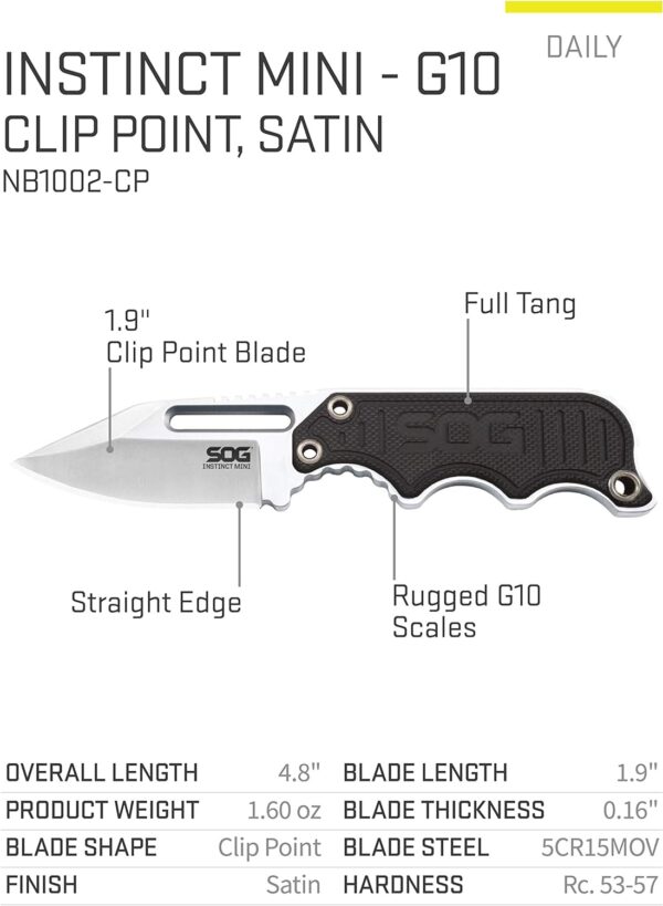 Mini Small Fixed Blade Knife - Image 2