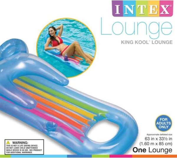 Lounge Swimming Pool Lounger with Headrest - Set of 2 (Pair) - Image 5