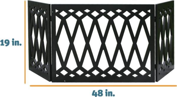Diamond Design Wood Pet Gate - Image 7