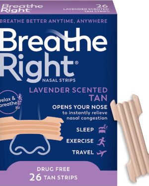 Breathe Right Nasal Strips Lavender Scent