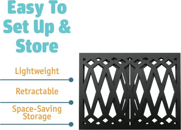 Diamond Design Wood Pet Gate - Image 3