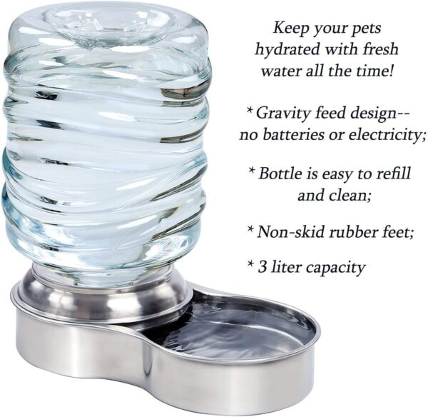 Stainless Pet Water Fountain Bowl - Image 6