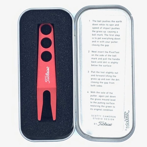 Divot Pivot Tool with Tin Box Red - Image 3