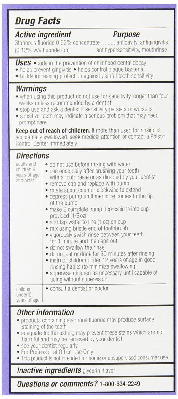 3M ESPE 12105F PerioMed 0.63% Stannous Fluoride Oral Rinse - Image 2