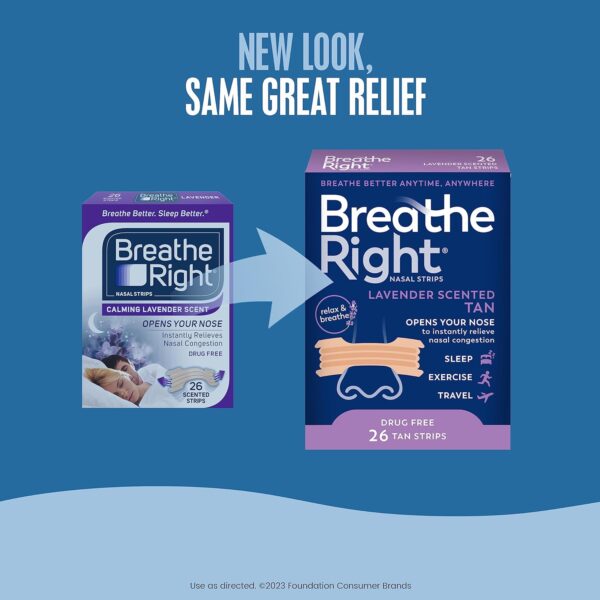 Breathe Right Nasal Strips Lavender Scent - Image 6