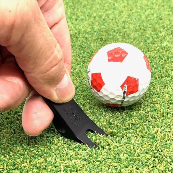 Divot Pivot Tool Stamped Logo Aluminum Black - Image 2