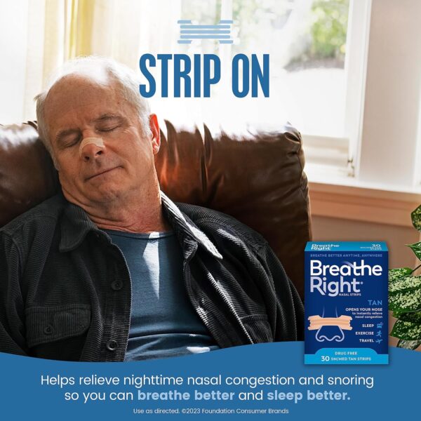 Breathe Right Original Nasal Strips - Image 2